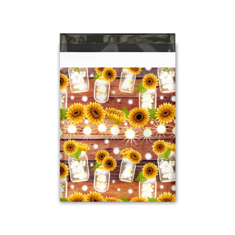 Sunflower Mason Jar Polymailer 10 x 13