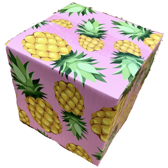 Pineapple Box 6 x 6 x 6