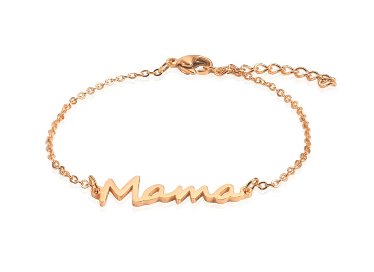 Mama Stainless Steel Bracelet