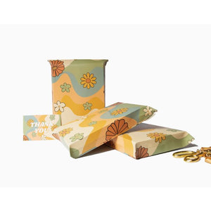 Retro Floral 10 x 13 Rigid Mailer