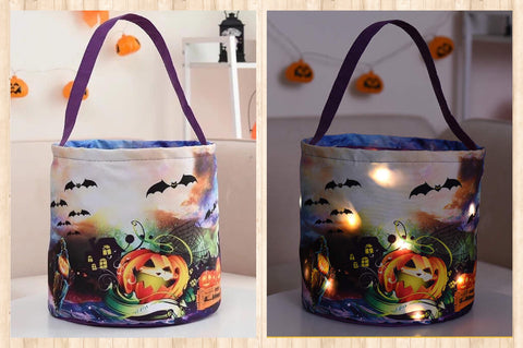 LED Halloween Bucket