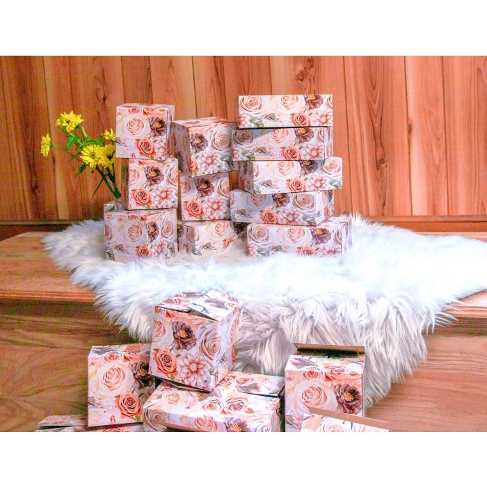Boho Rose Box 5 x 5 x 5