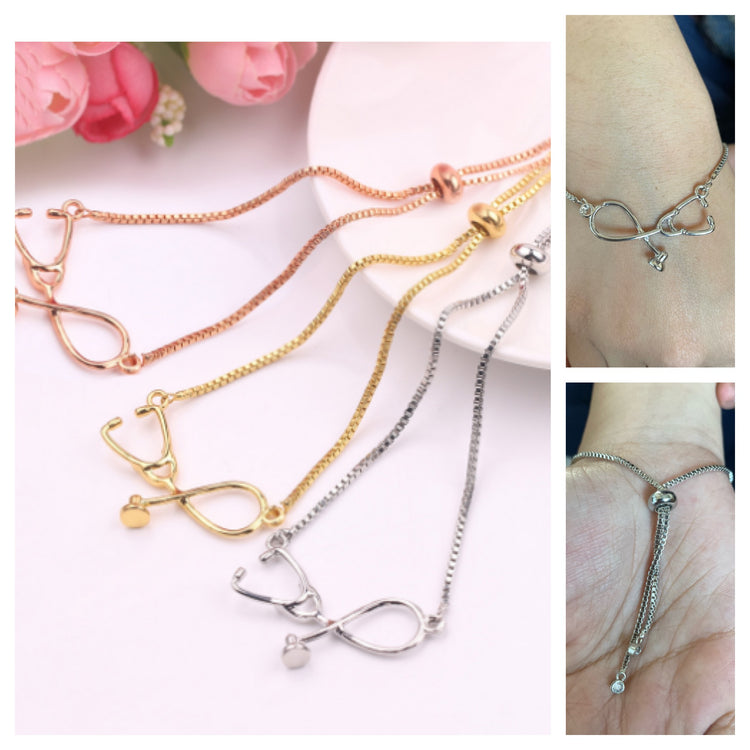 Stethoscope AdjustableChain Bracelet