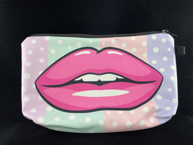Pink Lips Pastel Polka Dots
