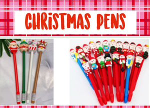 Christmas Pens Randomly Selected